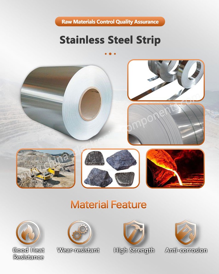 Stainless Steel Strip for Circuit Breaker Terminals Stainless Steel Strip for Circuit Breaker Terminals