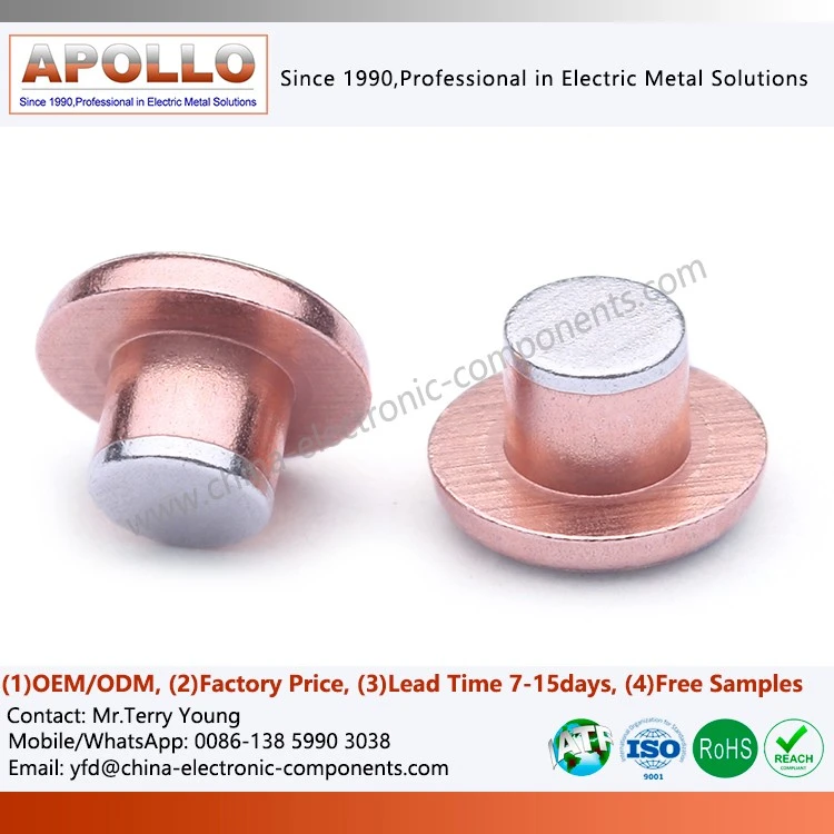 Electrical Tri-Metal Rivet