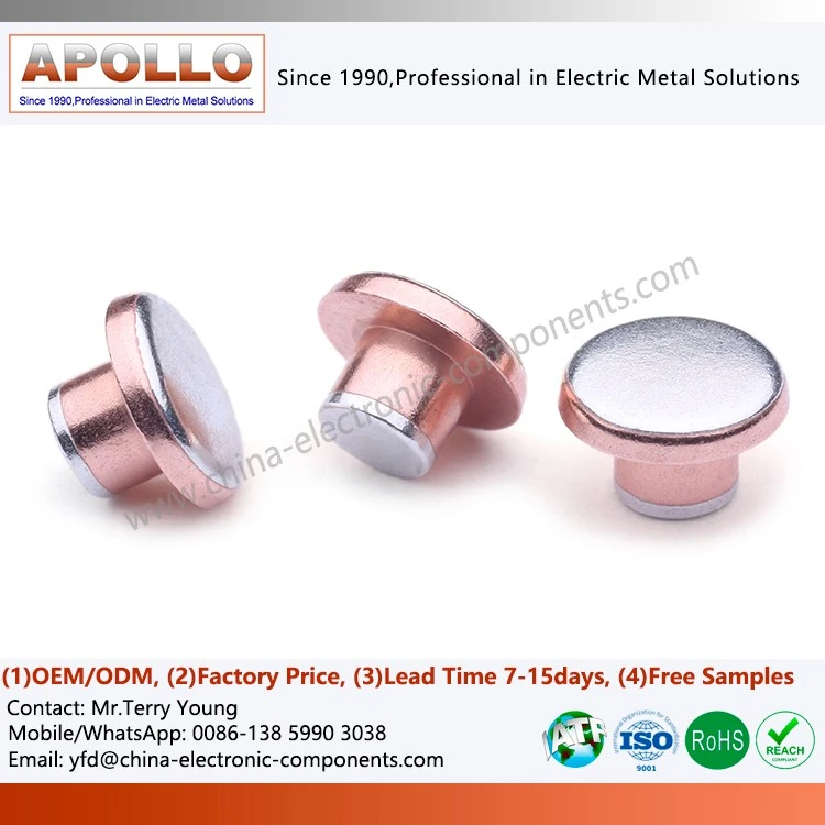 Trimetal Composite Rivet Terminals